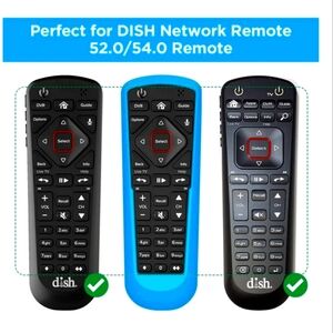 2 Silicone Cover for Dish TV Remote Control, Dish Network Remote 52.0/54.0